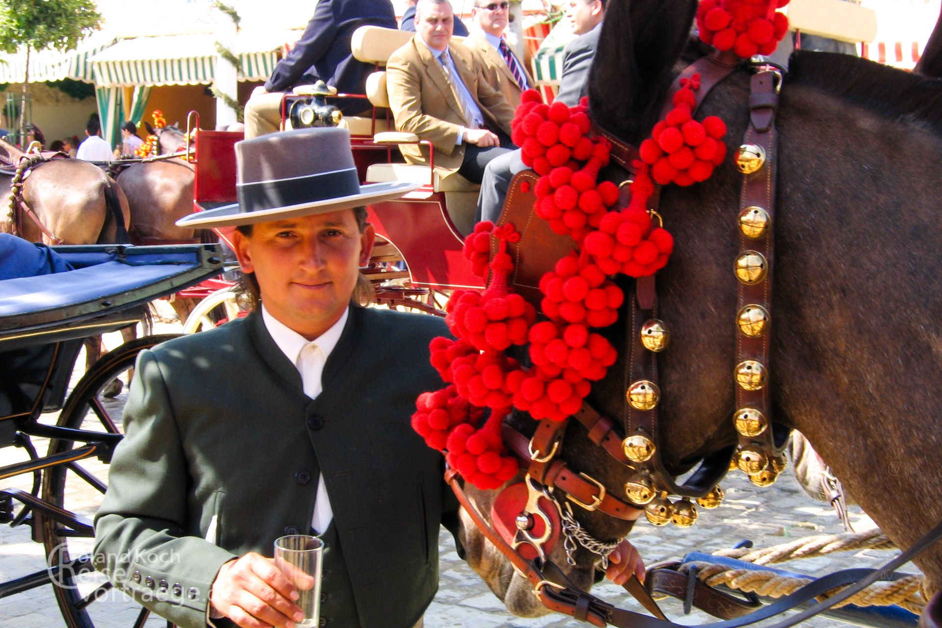 Spanien - Andalusien - Reiter auf der Feria de Abril in Sevilla